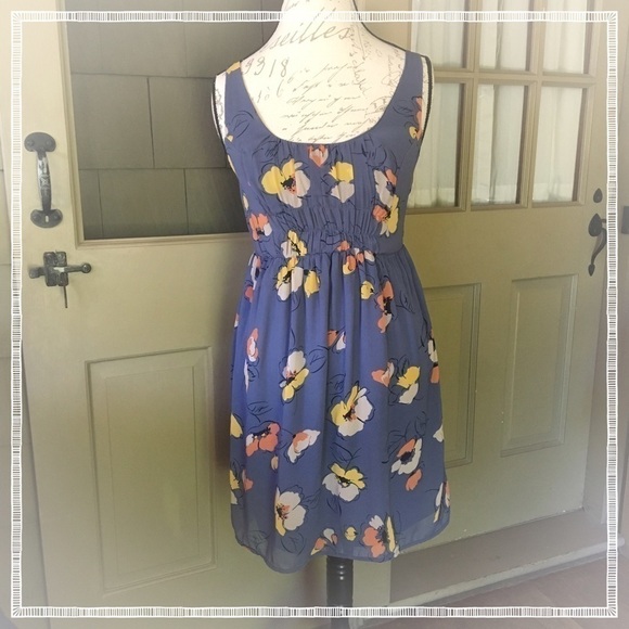 Slate Blue Bar III Summer Dress - Picture 1 of 8